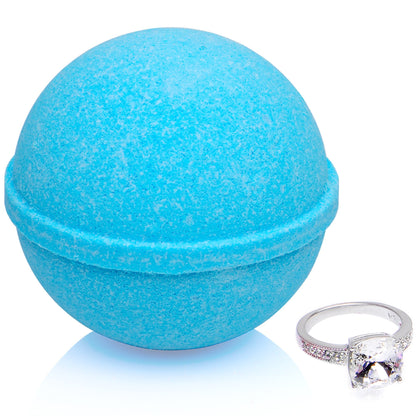 Ocean Breeze Bath Bomb with Jewelry Ring Inside