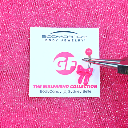 Sydney Belle Girlfriend Collection Pretty Pink Bow Belly Ring