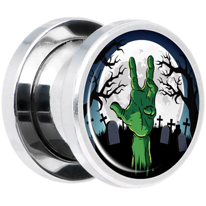 Cemetery Zombie Hand Halloween Plug Set 00G