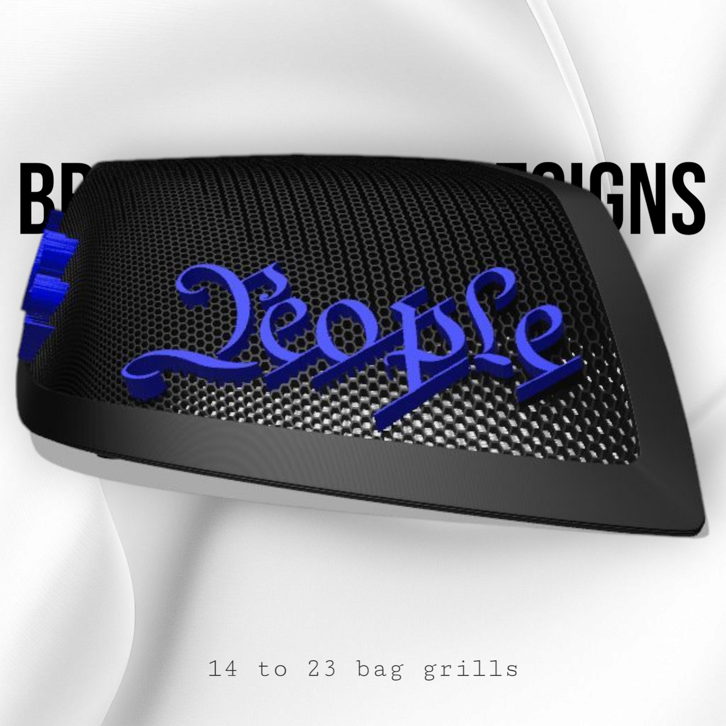 24+ Harley Davidson bag lid Speaker Grill Cover We the People