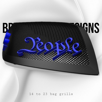 24+ Harley Davidson bag lid Speaker Grill Cover We the People