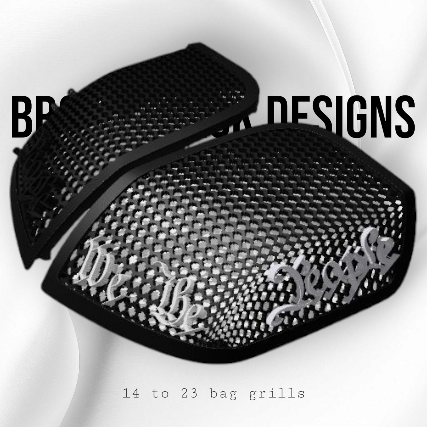 24+ Harley Davidson bag lid Speaker Grill Cover We the People