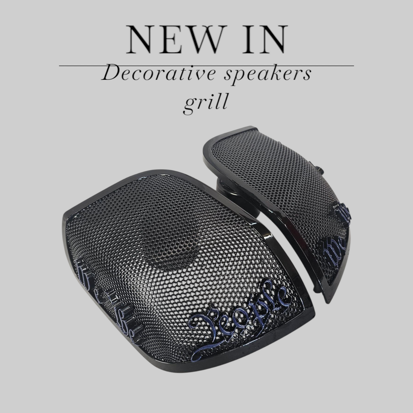 24+ Harley Davidson bag lid Speaker Grill Cover We the People