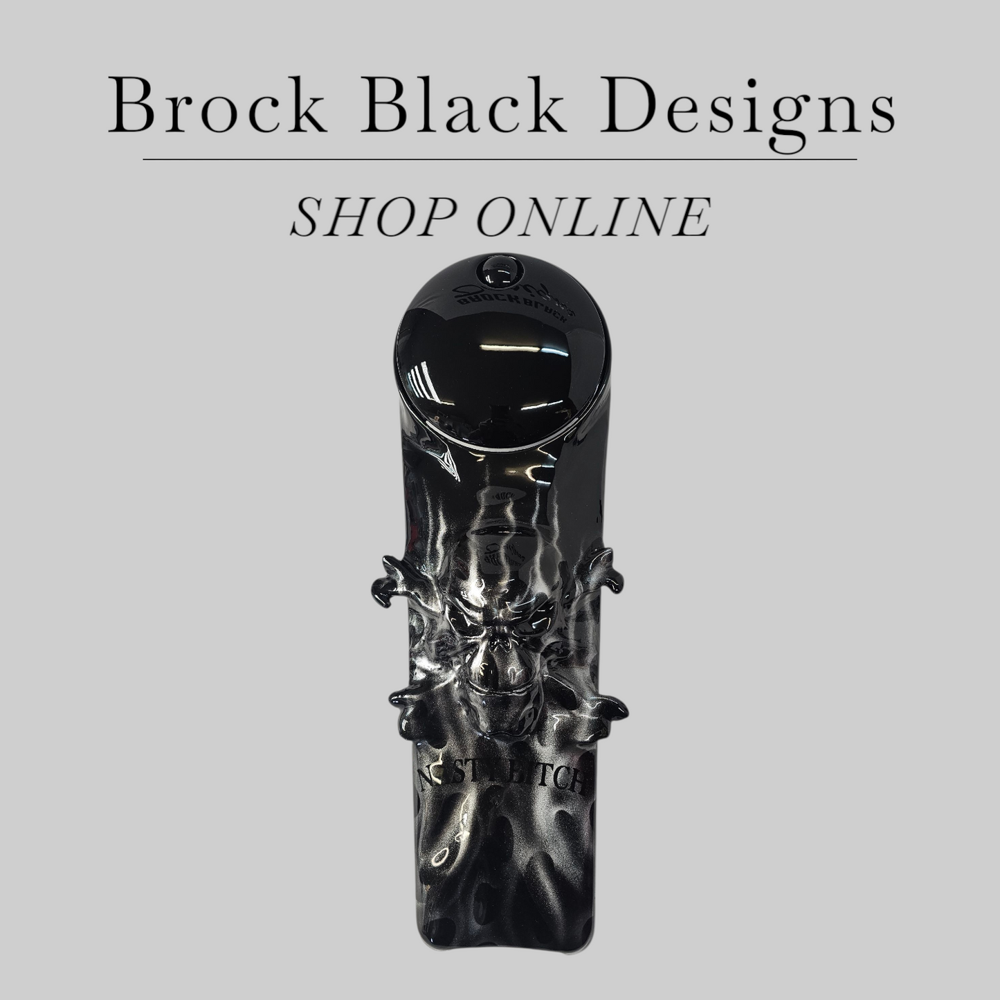 Skull and crossbones Harley console