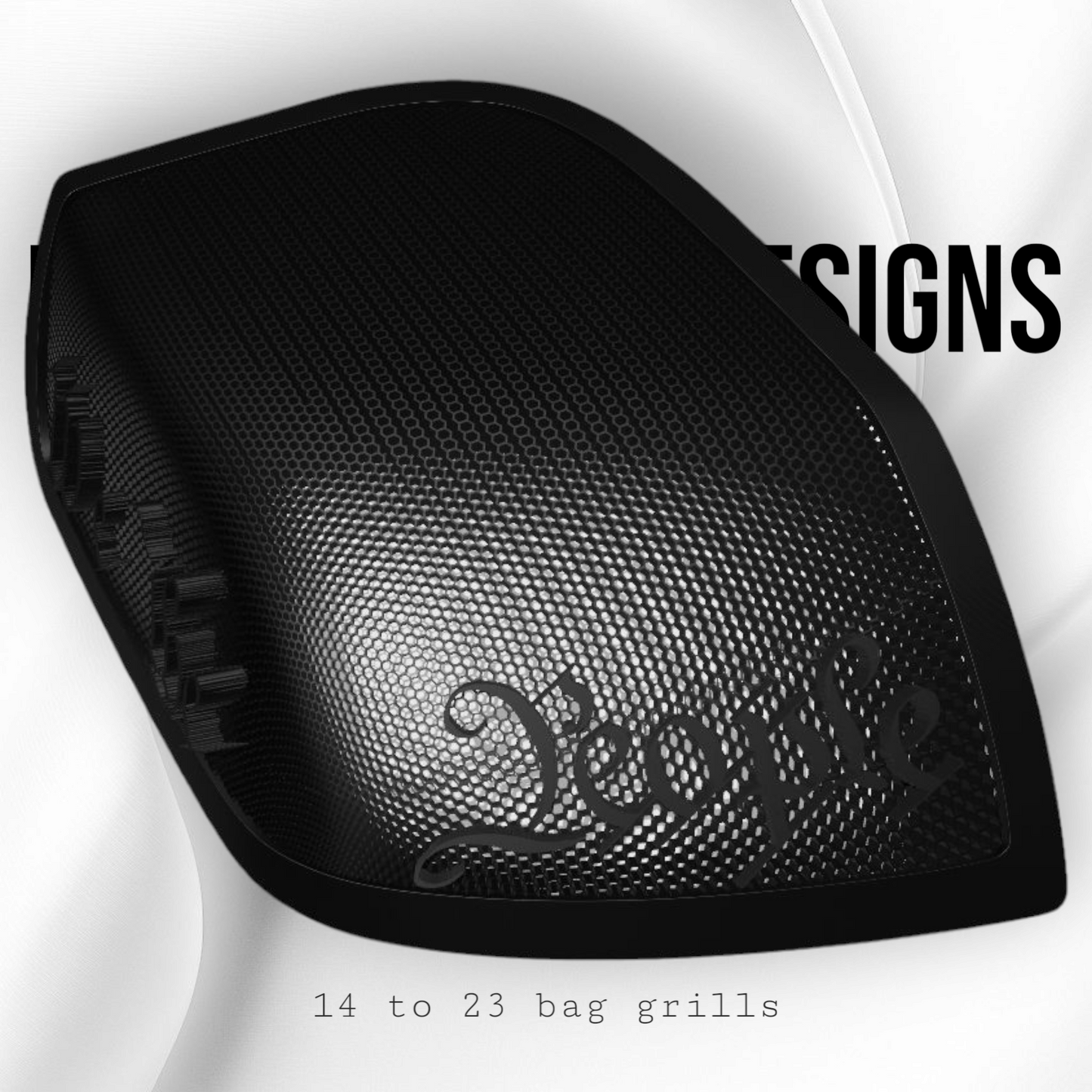 24+ Harley Davidson bag lid Speaker Grill Cover We the People