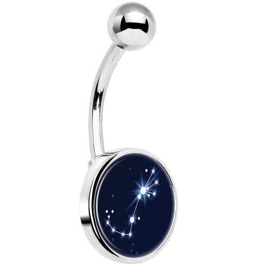 Zodiac Constellation Scorpio Belly Ring