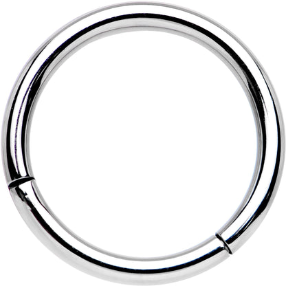 14G 1/2 Solid G23 Implant Grade Titanium Hinged Segment Ring