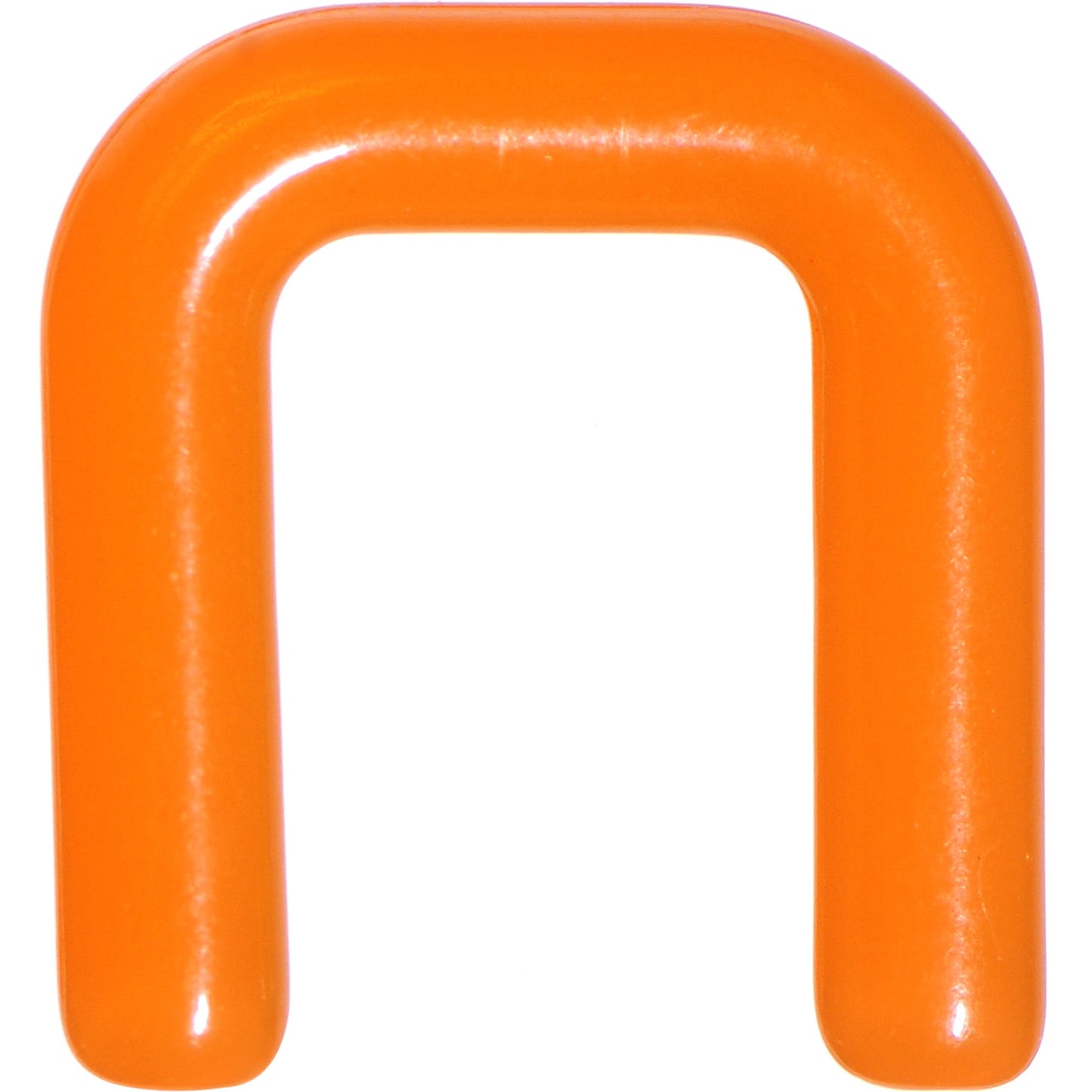 10G 1/2 Orange Flexible Bioplast Square Septum Retainer