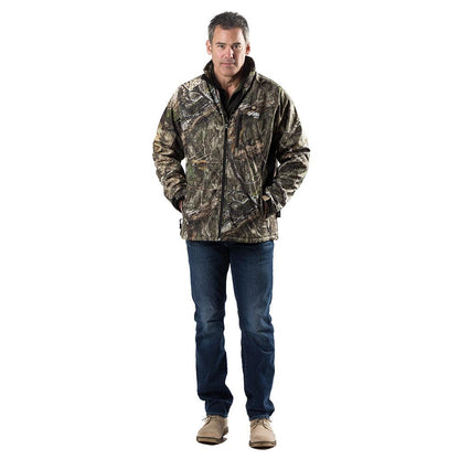 Sahara Men's Heated Hunting Jacket - Mossy Oak Camo