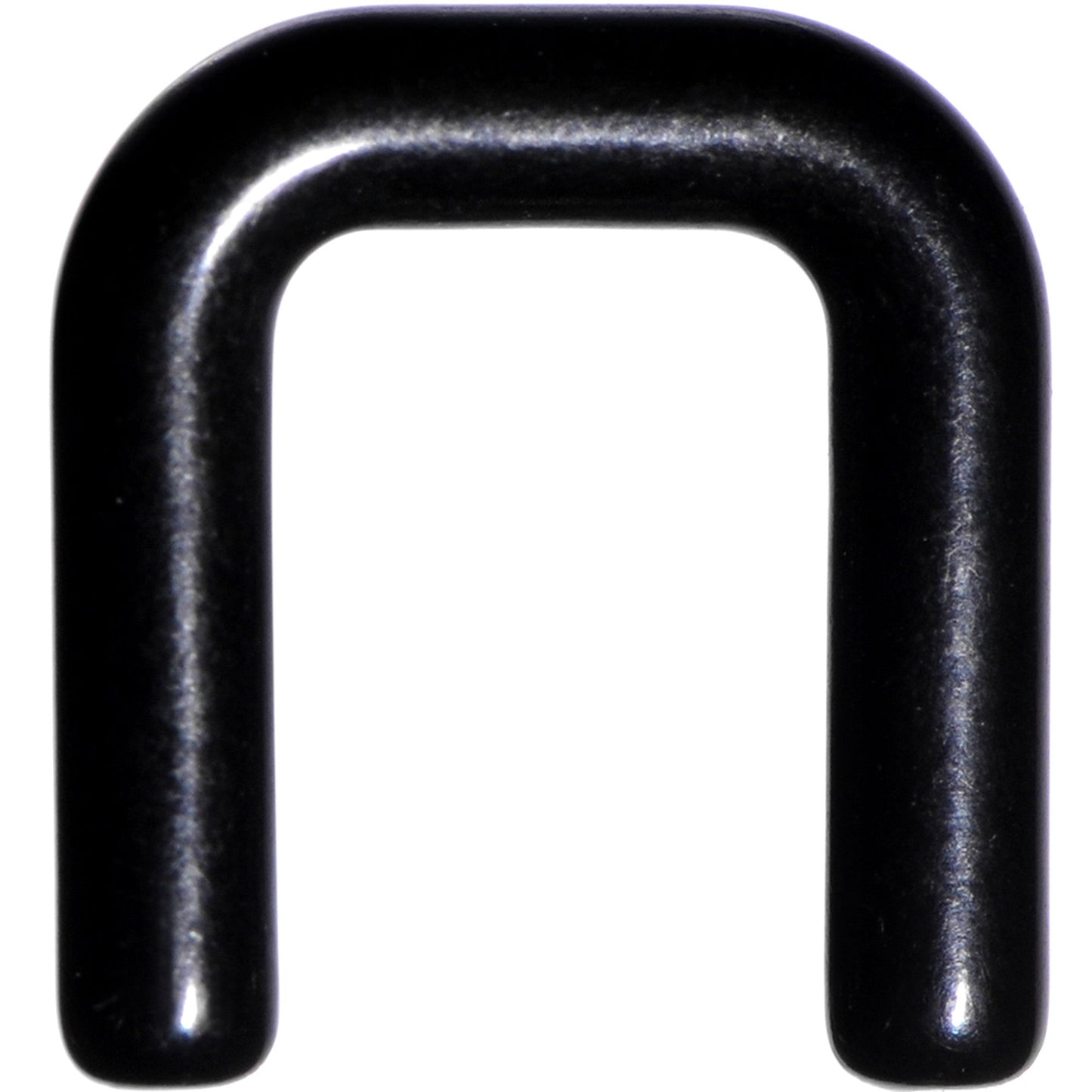 10G 1/2 Black Flexible Bioplast Square Septum Retainer