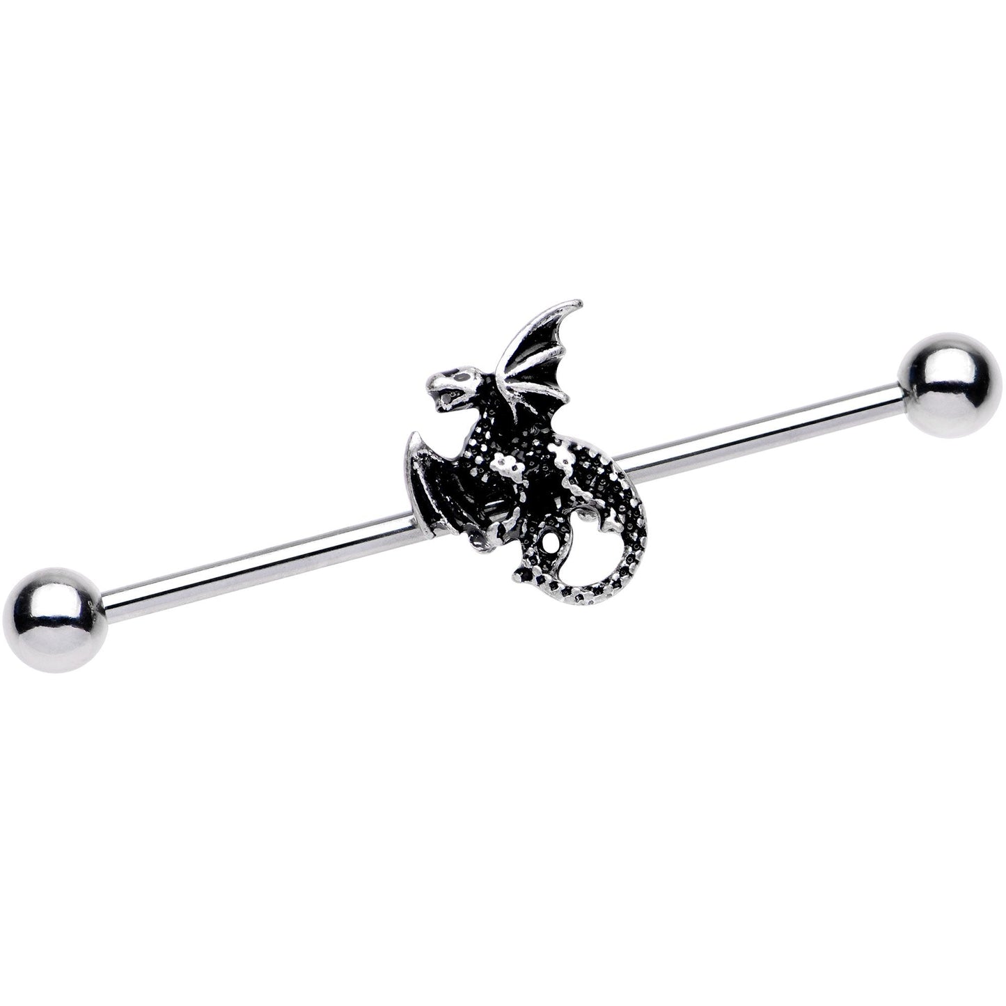 14G Flying Dragon Industrial Barbell 38mm