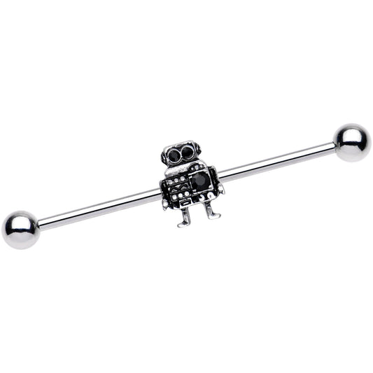 14G Ratchet Robot Industrial Barbell 38mm