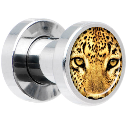 Full Color Leopard Eyes Steel Screw Fit Plug Set 4G