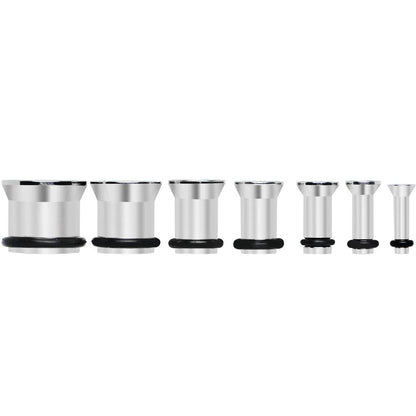 12G to 00G 14 Piece Ear Stretching Tunnel Kit Set of 2