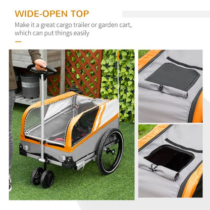 Pet Bike Trailer 2 - in - 1 Travel Stroller - Jaico Online Shop
