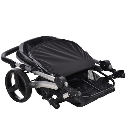 Travel Pet Stroller with Adjustable Handlebar
