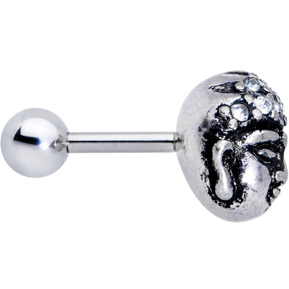 Clear Gem Expanding Buddha Brain Cartilage Tragus Stud