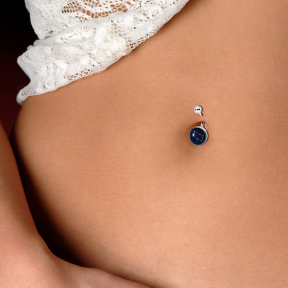 Zodiac Constellation Gemini Belly Ring