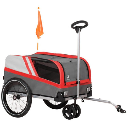 Pet Bike Trailer 2 - in - 1 Travel Stroller - Jaico Online Shop
