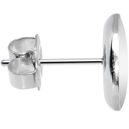 Happy Holidays Snowflake Stud Earrings