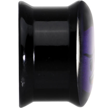 5/8 Licensed Purple Devil emoji Acrylic Double Flare Plug Set